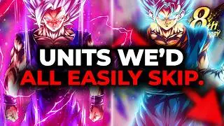Units We'd ALL SKIP In The 8th Anniversary! Easily NOT Summoning! (Dragon Ball Legends)