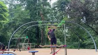 Morning exercises - 09/08/2024, Saxon Garden, Lublin