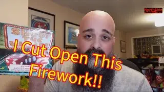 I cut open a firework to see what's inside!