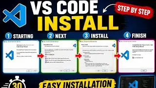 How to Install VS Code on Windows 10/11 | VS Code Installation for Beginners (Hindi)