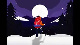 snow fall / illustrator animation
