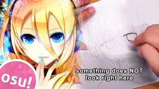 I tried drawing iconic osu! beatmaps from memory