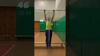 71 подтягивание 1 подход 4 мин с резиной. 
