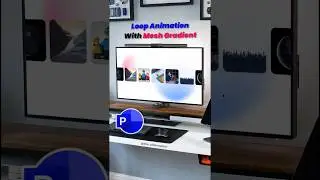 ⚡ LOOP Animation + Mesh GRADIENT Preview #powerpoint