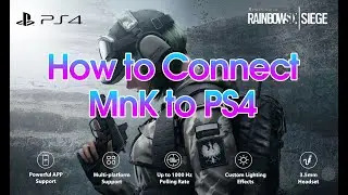 【PS4 MnK Adapter】How to Connect HYCARUS Monster Adapter Keyboard and Mouse Adapter to PS4 #ps4gaming