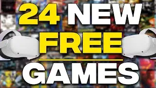 24 NEW & FREE META QUEST 2 GAMES! APPLAB + SIDEQUEST | VR | Oculus