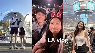 LA vlog | disney, universal studios, kcon 2023 + more