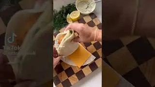 Рецепт смачного БУРГЕРА  в Лаваші
