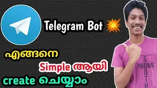 How to create telegram bot in malayalam,create telegram bots