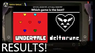 UNDERTALE vs DELTARUNE Splatfest Results!