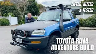 1995 Toyota RAV4 Adventure Build - Lifted, Kitted & South Island Tested
