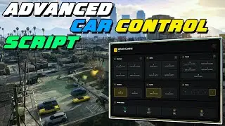 Free Advanced Car Control Script | With Modern UI | QBCore/ESX | FiveM Tutorial 