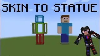 How To Turn Your Skin Into A Statue  |  Minecraft Tutorial