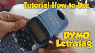 TUTORIAL HOW TO USE DYMO LETRATAG by J & C CORNER