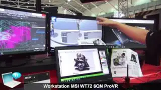 Workstation MSI WT72 6QN 4K ProVR