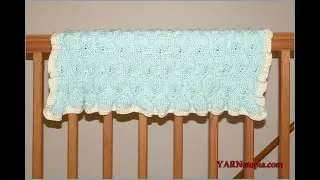 How to Crochet Tutorial: DIY Aspen Baby Blanket by YARNutopia