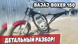 Bajaj Boxer 150 Полный разбор мотоцикла