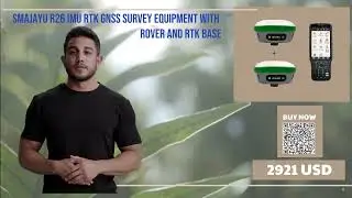 SMAJAYU R26 IMU RTK GNSS Survey Equipment with Rover and RTK Base