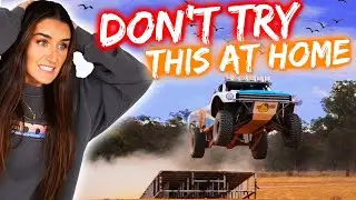 I Challenge SUPERCHEAP AUTO, Jumping Trophy truck!