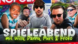 WUT IN RISIKO, STRESS IN MONOPOLY & MEHR!😡 XXL SPIELEABEND UM SUBS🤑🔥 mit Mert, Danny, Willy & Kroko😂