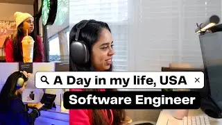 A *REAL* Day in the life of a Software Engineer in USA (Productivity in remote work)