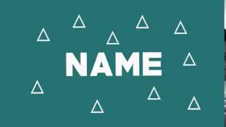 SIMPLE 2D BLENDER INTRO TEMPLATE [SHAPES]
