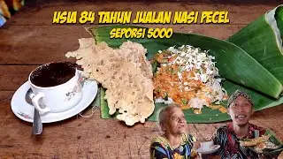 Warung Sejak tahun1970an, sego pecel + kopi cukup 8000 rupiah!