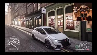 HONDA CIVIC TYPE R FORZA HORIZON 4 GAMEPLAY | Thrustmaster TMX Wheel + Paddle Shift