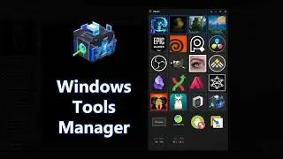 Windows Tools Manager App