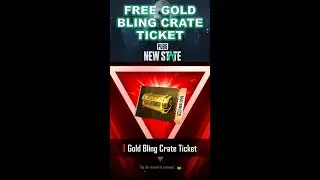 NEW REDEEM CODE - (Gold Bling Crate + 2 x Boosts ) (outdated)| NEW STATE MOBILE 
