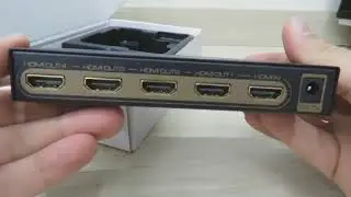 HDMI 2.0 Voxlink Splitter with 4 Outputs - 4K 60Hz HDCP 2.2