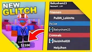 (GLITCH) How To ROB  STORES as a POLICE OFFICERS on Mad City