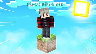 Minecraft but အတုံးတစ်တုံး ပဲရှိတယ်!!!