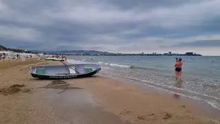 #АНАПА Пионерский проспект: чистое море и берег. Пляжи после ливня.