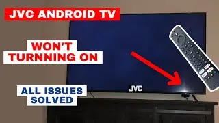 How to Fix JVC TV That Won't Power On or Has No Red Light | All Issues Solved by 5 Steps