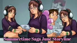 Smmertime Saga June Storyline | June Full Walkthrough |Summertime saga Mrs. Johnson Storyline |