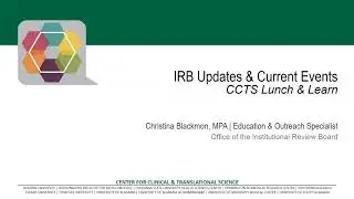 CCTS Lunch & Learn Dec. 10, 2019