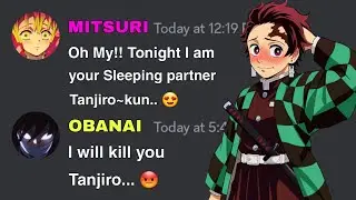 If Hashiras and Tanjiro Squad Sleepover | Demon Slayer discord server