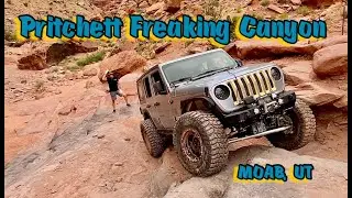 Jeep JL goes to Pritchett Canyon, Moab Utah