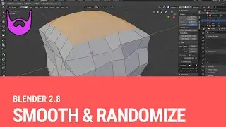 The Smooth and Randomize Tools [Blender 2.8]