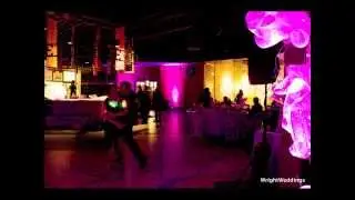 Tacoma Wedding DJ Service by WRIGHT WEDDINGS -- Pink Uplighting