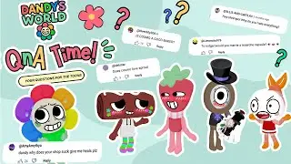 WE LET THE TOONS ANSWER YOUR QUESTIONS! - QnA Dandy's World Animation PART. 1