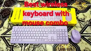 Best wireless keyboard with mouse| zebronics companion 200 combo.