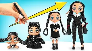 Komplettes Makeover der Puppen zu Wednesday || Wednesday wird erwachsen!