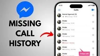 Fix Missing Call History on Messenger | 2025