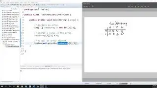 Declaring Two Dimensional Arrays
