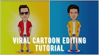 Viral cartoon editing tutorial  / cartoon viral editing