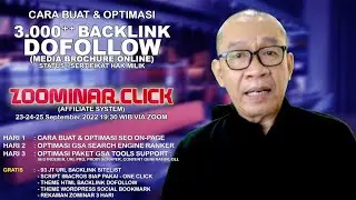 Cara buat blogspot backlink dofollow | Ribuan Blog Dofollow | GSA SER