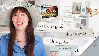 Create an Interactive Clickable Flipbook using Canva and Heyzine (FREE)