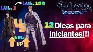 12 TIPS for BEGINNERS in SOLO LEVELING ARISE OVERDRIVE!!!